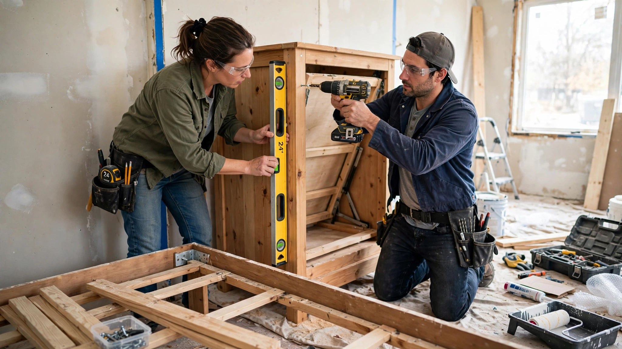 wall bed installation