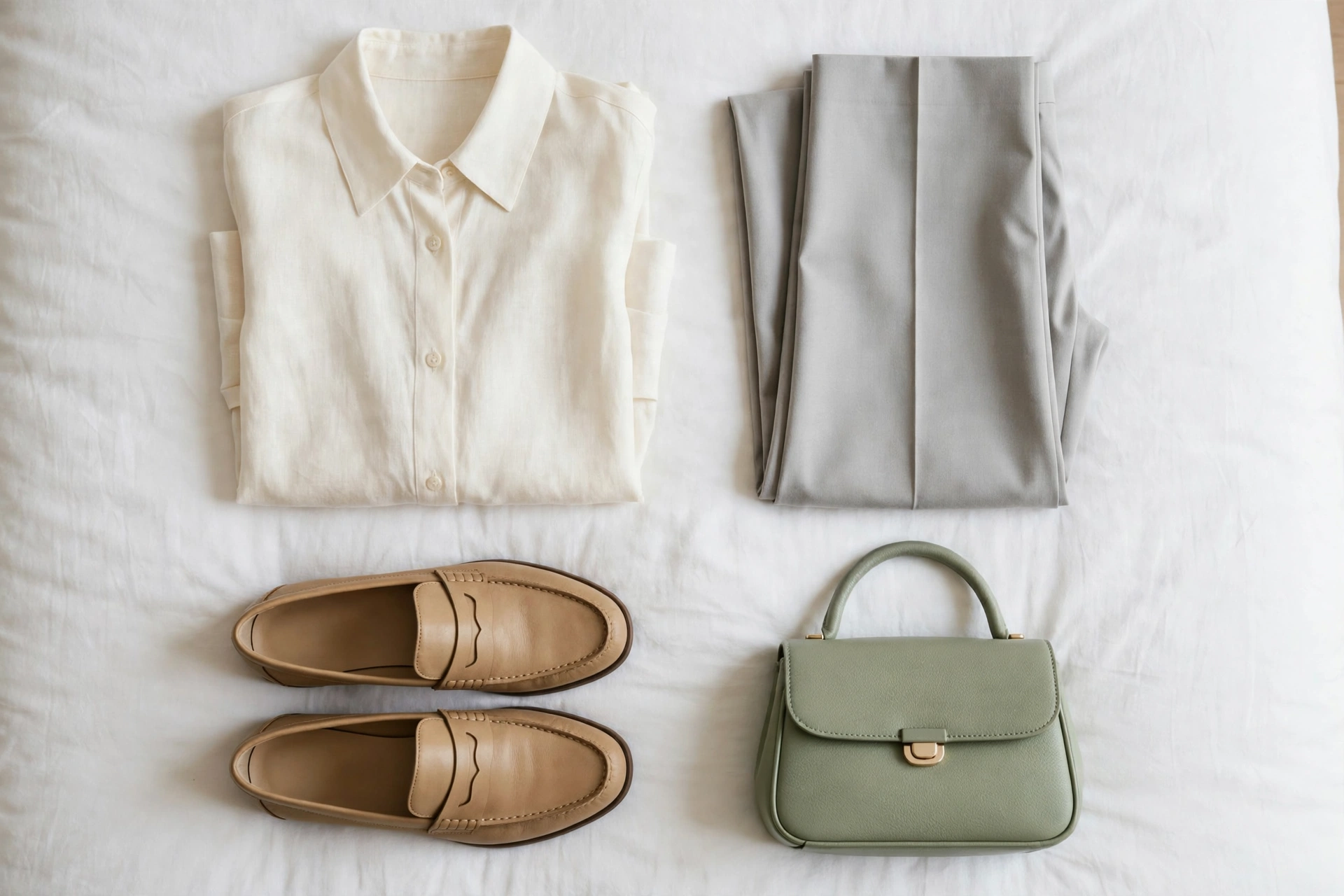 light colored outfits