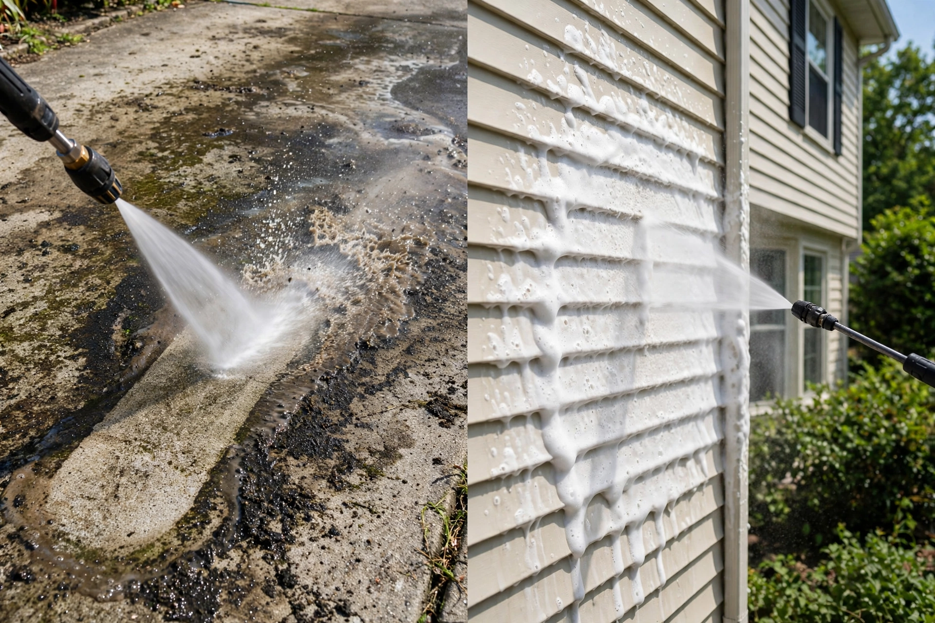 how to clean house exterior